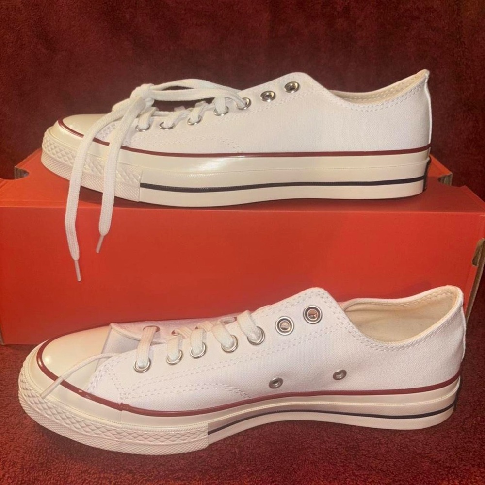 Converse Chuck 70 Classic White Canvas Sneakers
